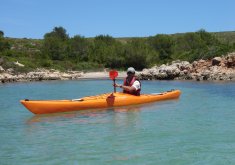 alquiler kayak travesia menorca