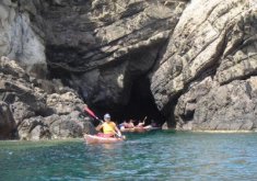 excursion kayak cuevas menorca