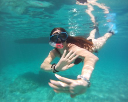 Pack kayak route + snorkelling session and one hour jet ski trip and excursion boat caves + beach + snorkelling session