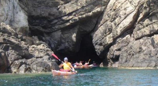 excursion kayak cuevas menorca