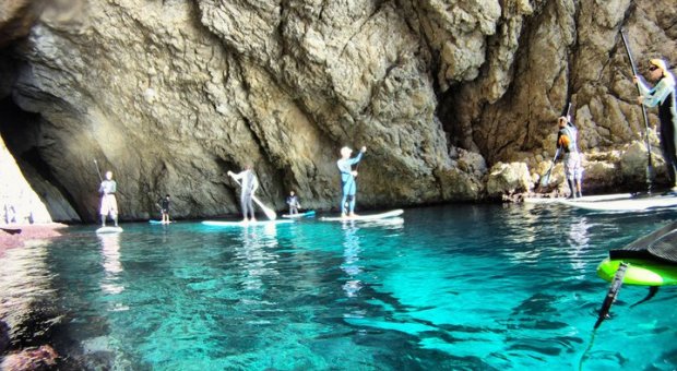 Pack Paddle surf excursion north coast (marine reserve) and snorkeling in the marine reserve