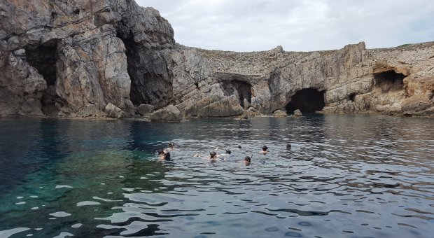 snorkel cueva