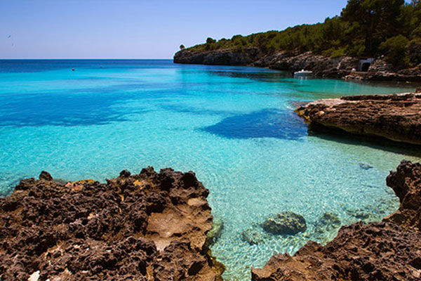 Mapa con las mejores playas de Menorca